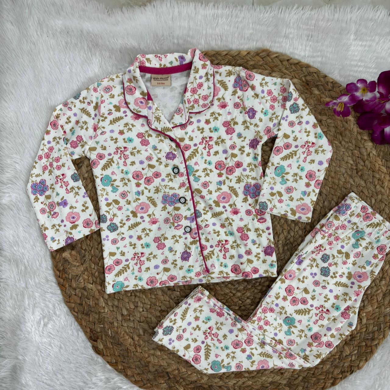 Kids Collar Night Suits KC01