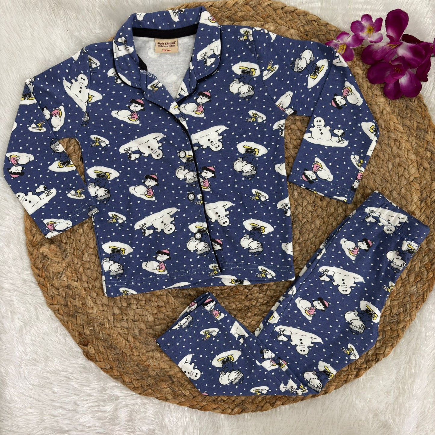 Kids Collar Night Suits KC01