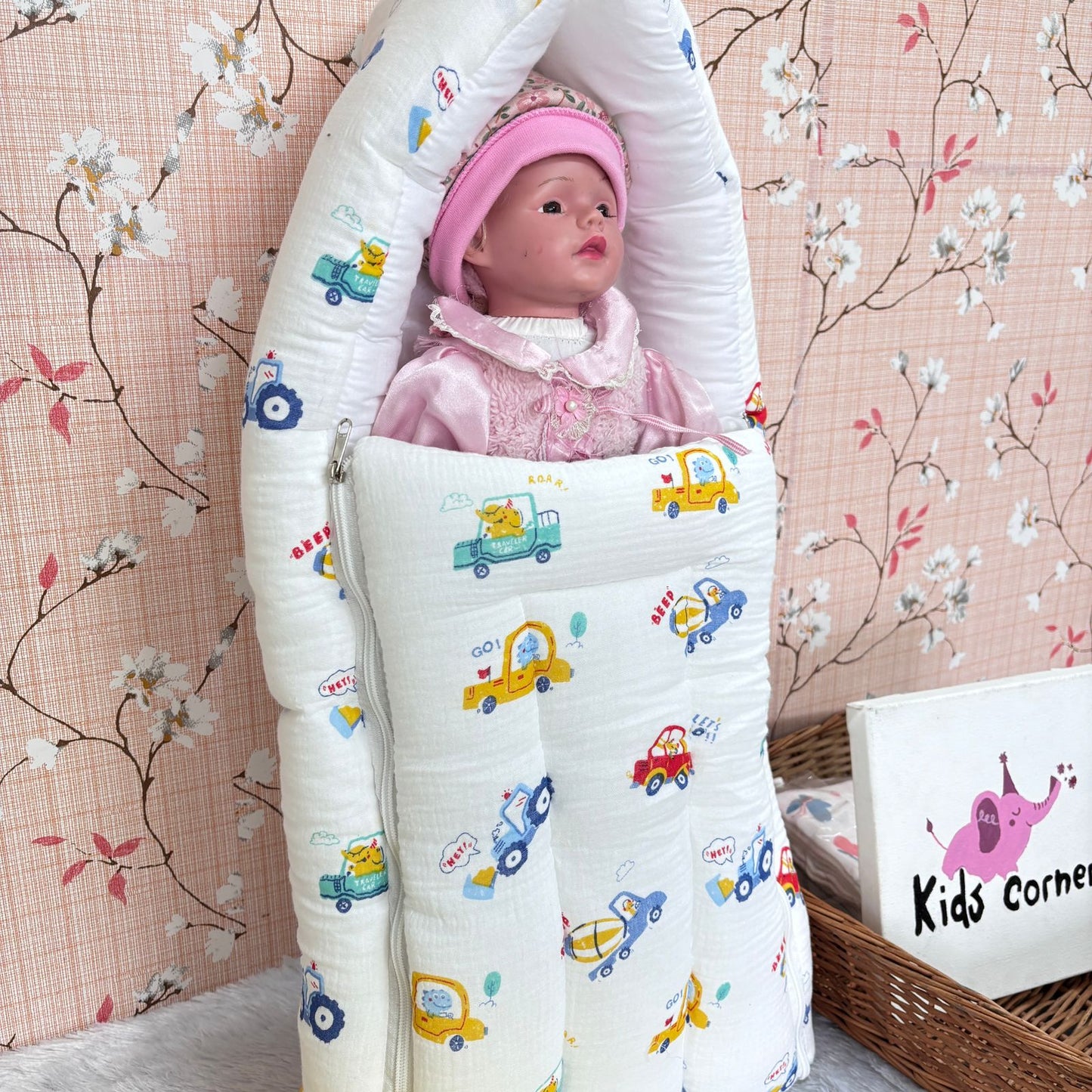 Baby Crinkled Muslin Carry Bed MN01