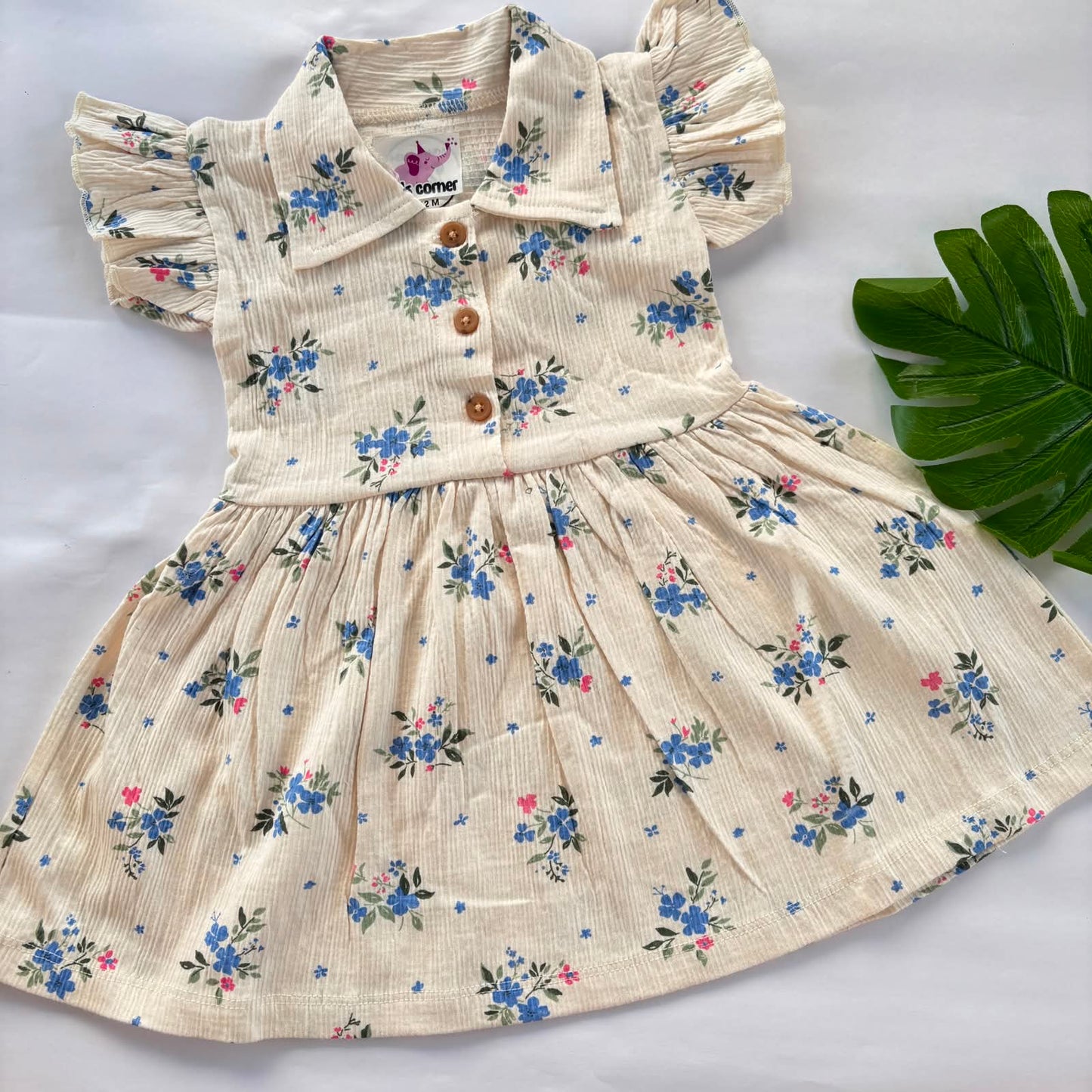 Baby Frocks Front Open Button MN01