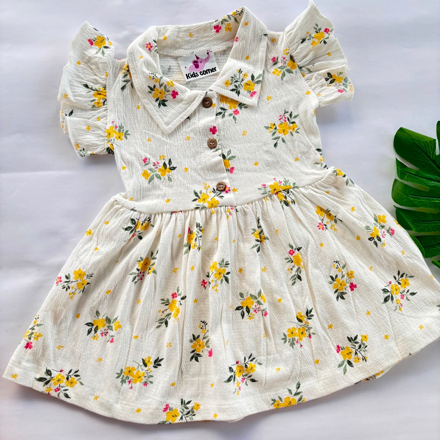 Baby Frocks Front Open Button MN01