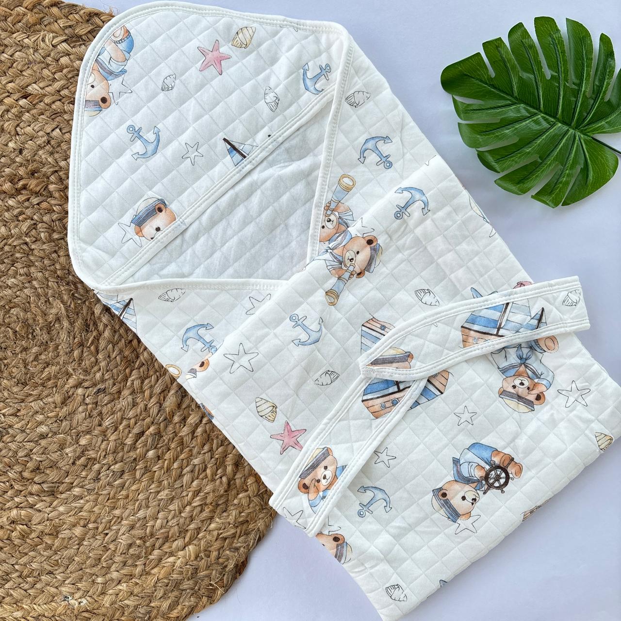 Baby Hooded Wrap / Blanket MN01