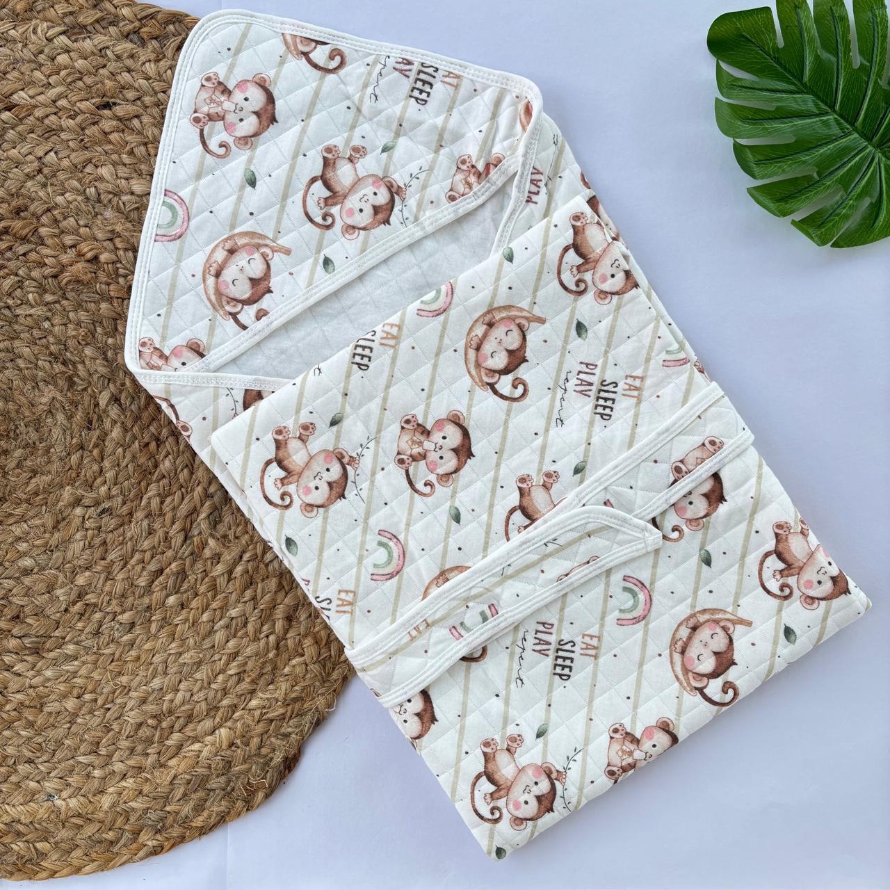 Baby Hooded Wrap / Blanket MN01