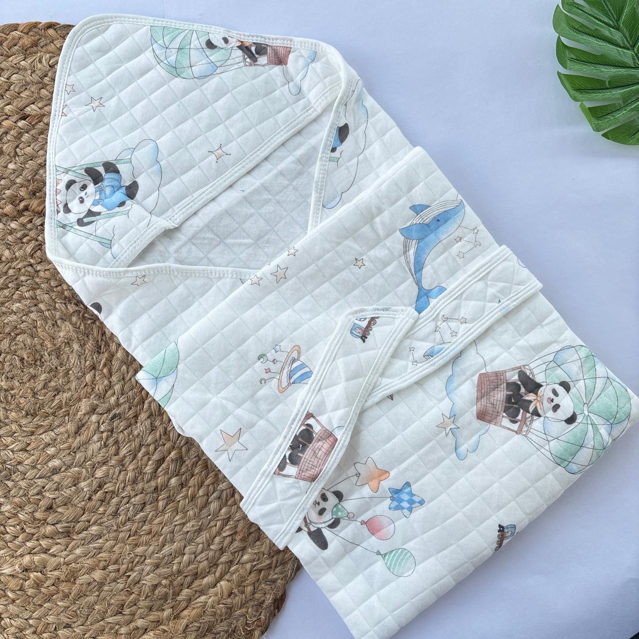 Baby Hooded Wrap / Blanket MN01