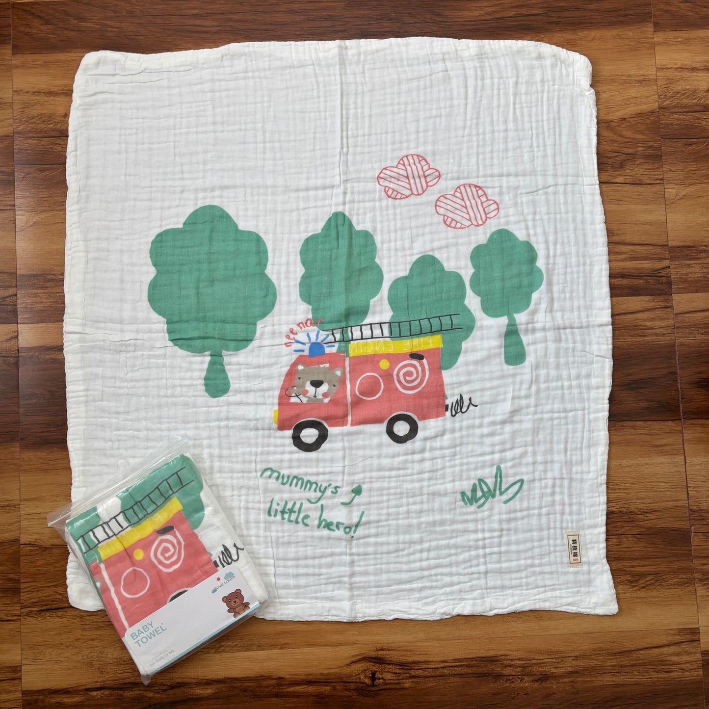 Crinkled Muslin 6 layer Blanket MN01