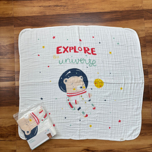 Crinkled Muslin 6 layer Blanket MN01