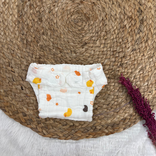 Muslin 6 layer Premium Nappy MN01