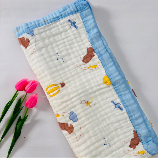 Crinkled Muslin 6 layer Blanket MN01
