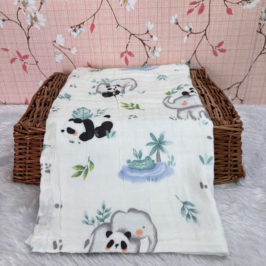Muslin Crinkled  6 Layer Bath Towel MN01