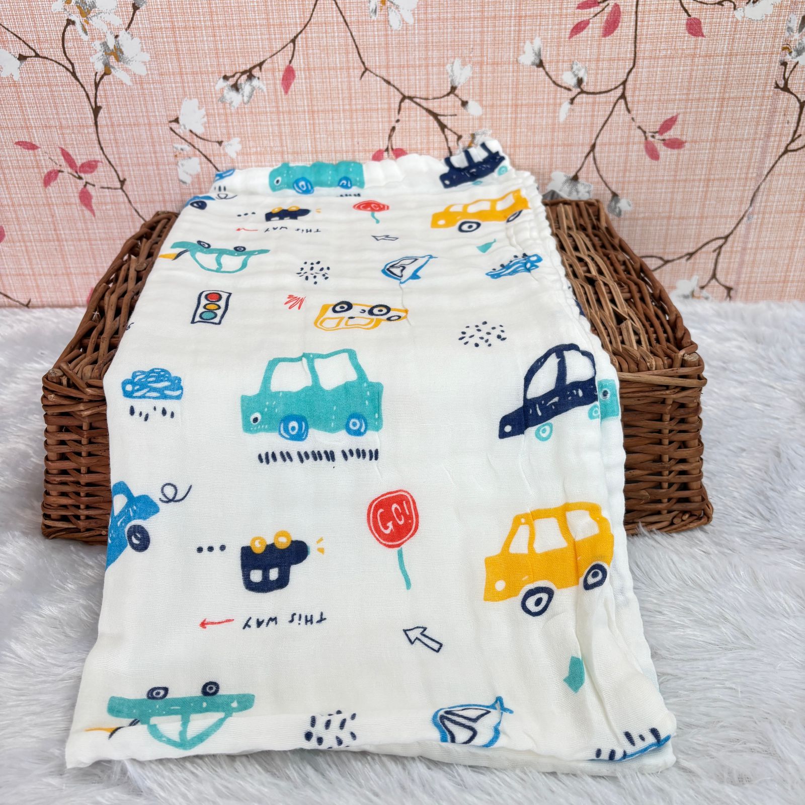 Muslin Crinkled  6 Layer Bath Towel MN01