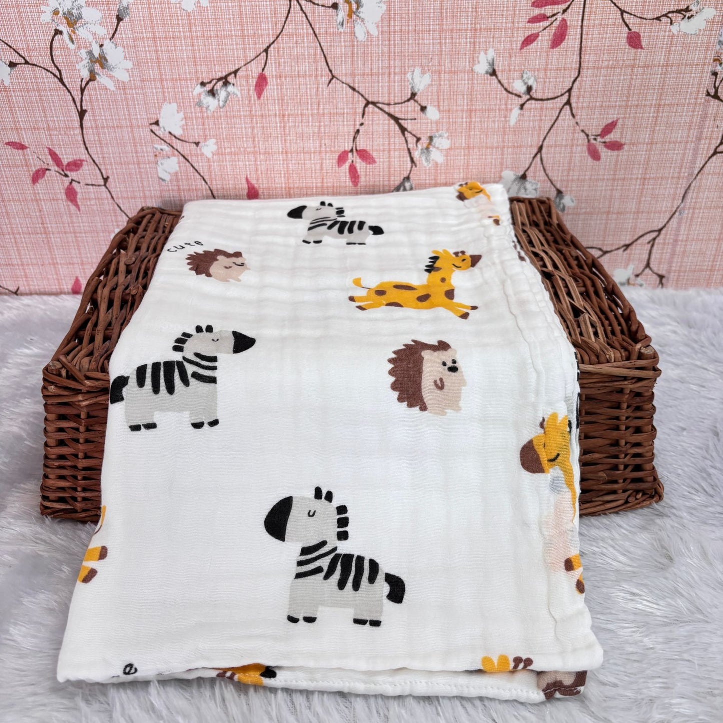 Muslin Crinkled  6 Layer Bath Towel MN01