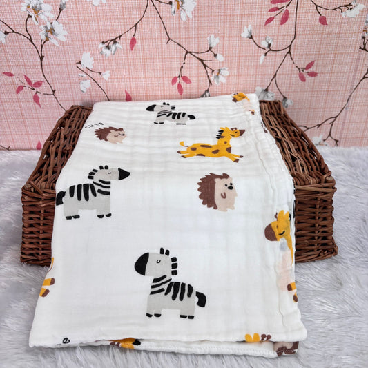 Muslin Crinkled  6 Layer Bath Towel MN01