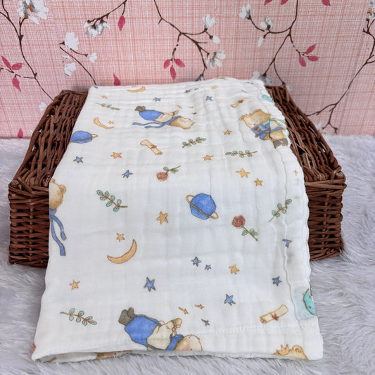 Muslin Crinkled  6 Layer Bath Towel MN01