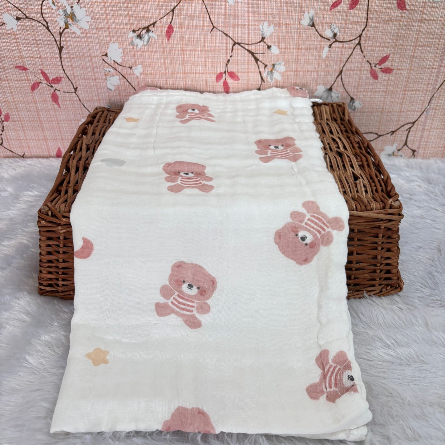 Muslin Crinkled  6 Layer Bath Towel MN01