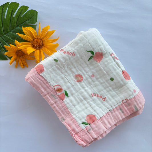 Crinkled Muslin 6 layer Blanket MN01