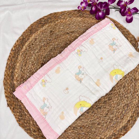 Crinkled Muslin 6 layer Blanket MN01