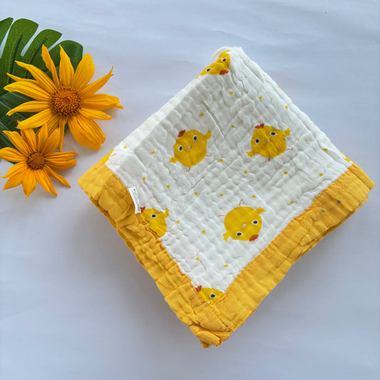 Crinkled Muslin 6 layer Blanket MN01