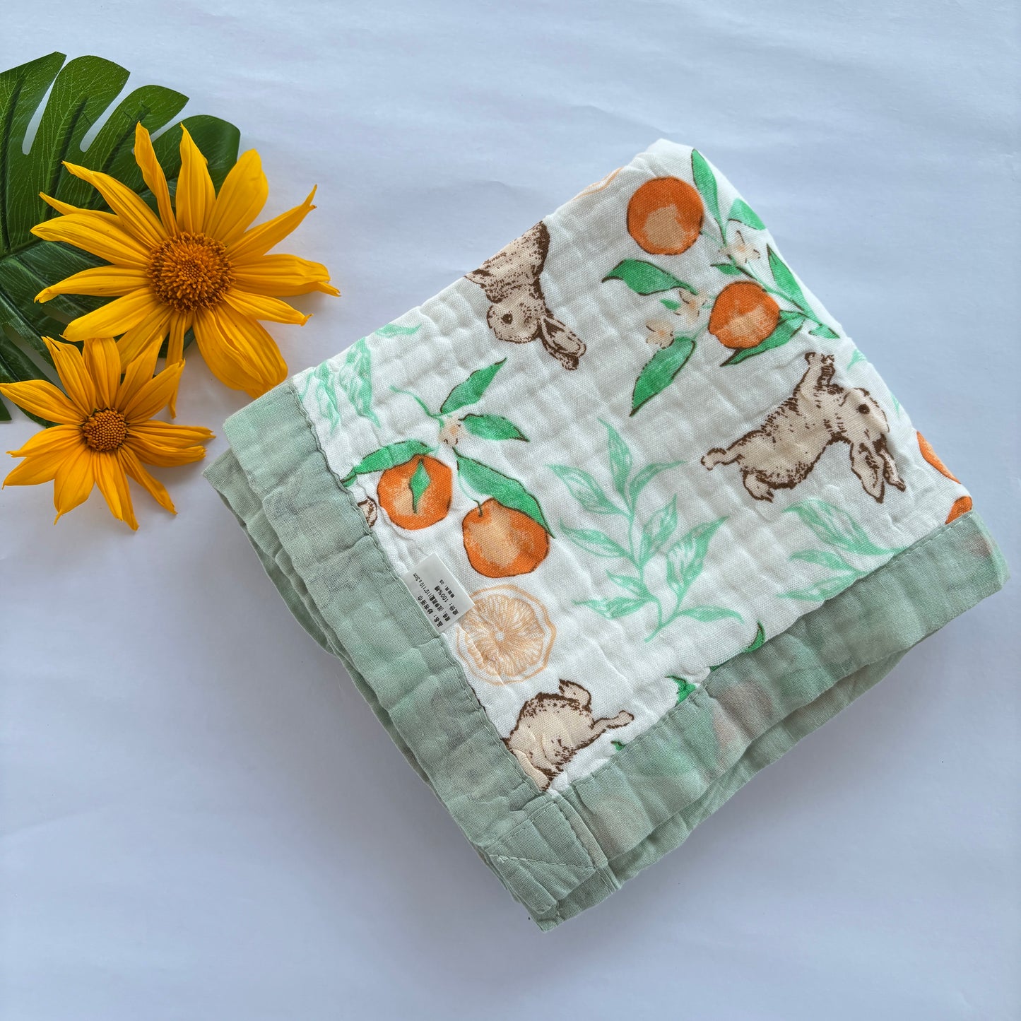 MCrinkled Muslin 6 layer Blanket MN01