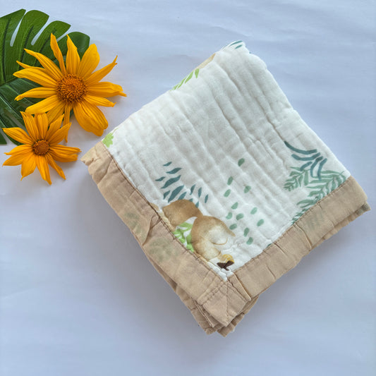 MCrinkled Muslin 6 layer Blanket MN01