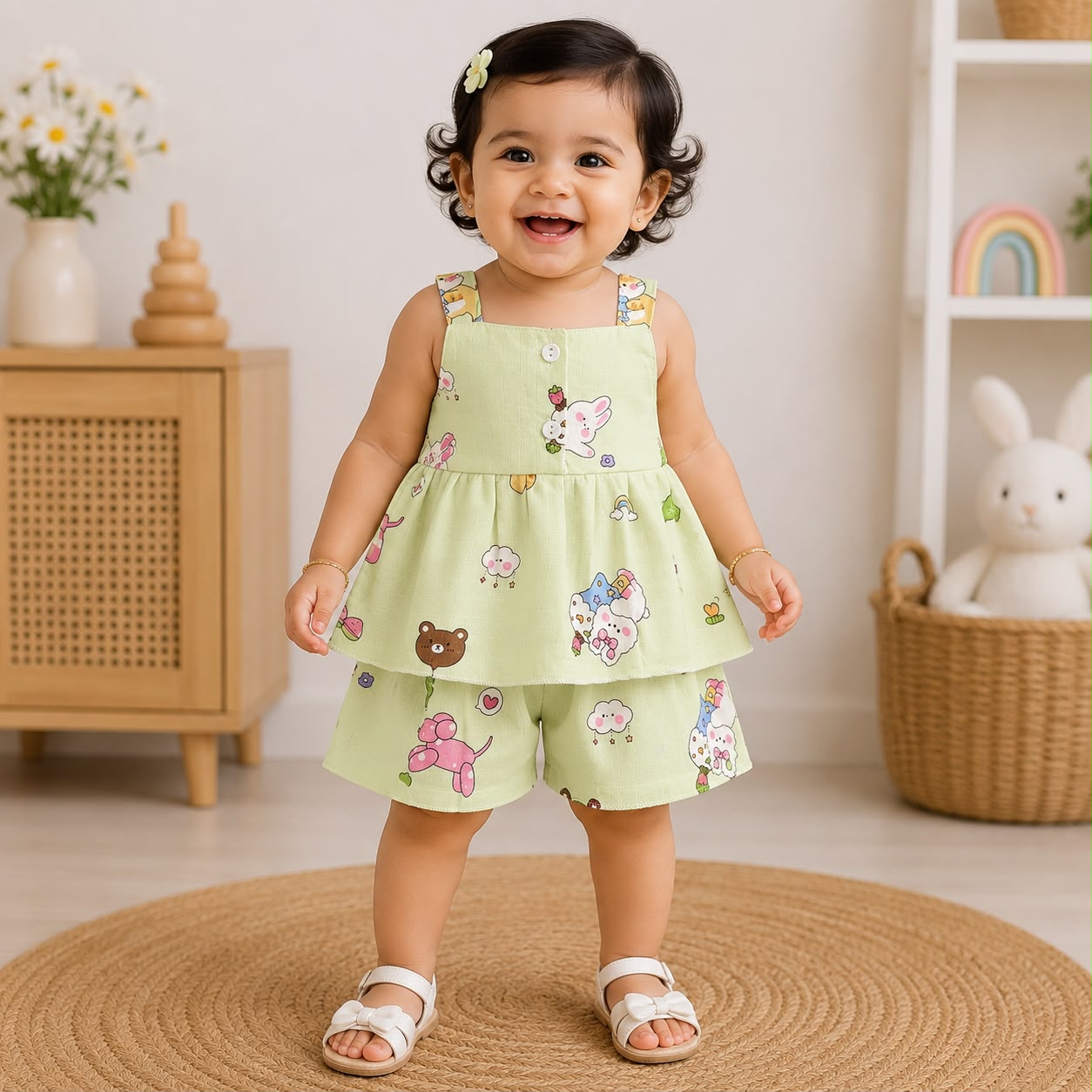 Premium Muslin Co Ord Set for New Born