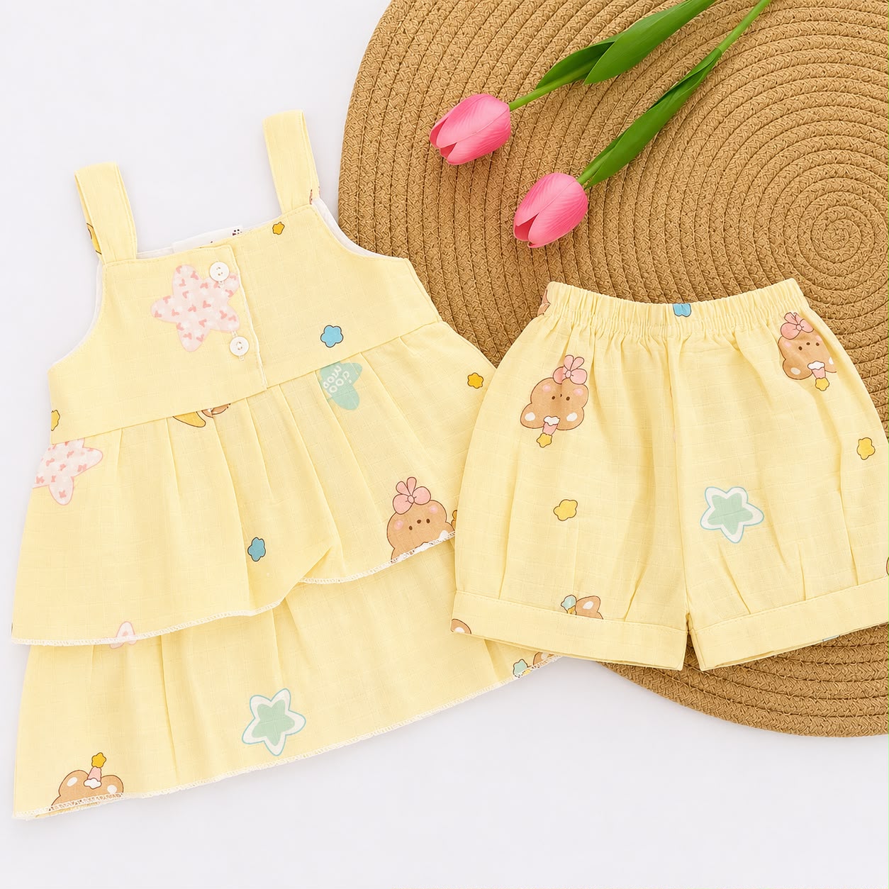 Muslin Co Ord Set for New Born