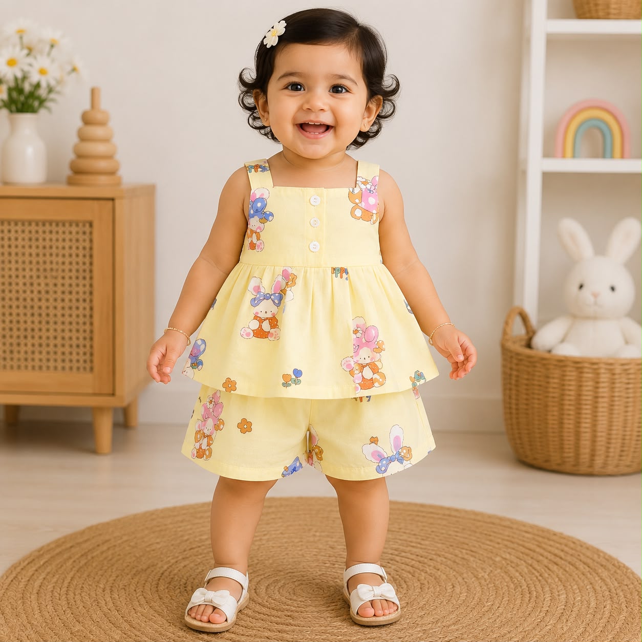 Lightweight Muslin Baby Outfit