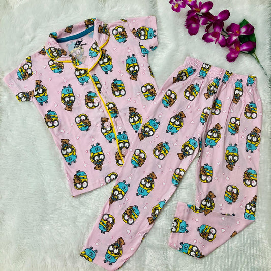 Half Sleeve Collar Night Suits IW03