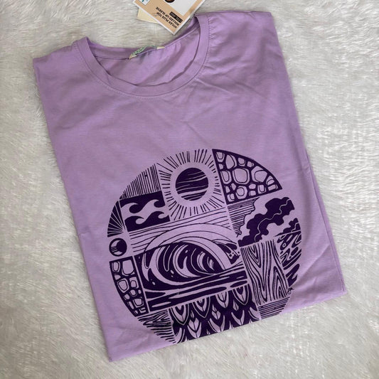 Rolled up sleeve T-Shirt HY03