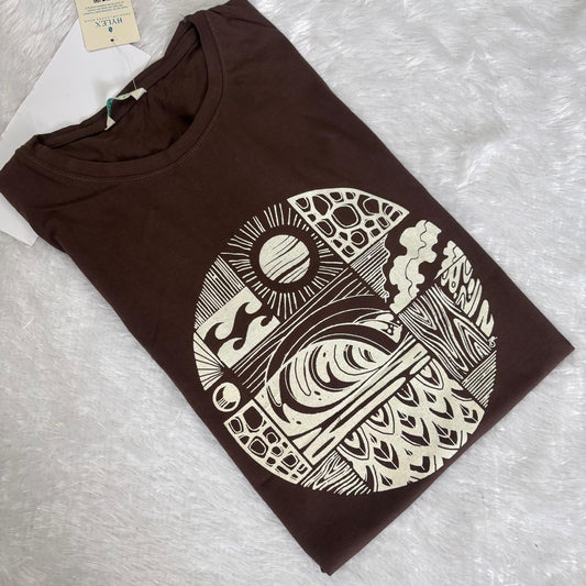 Rolled up sleeve T-Shirt HY03