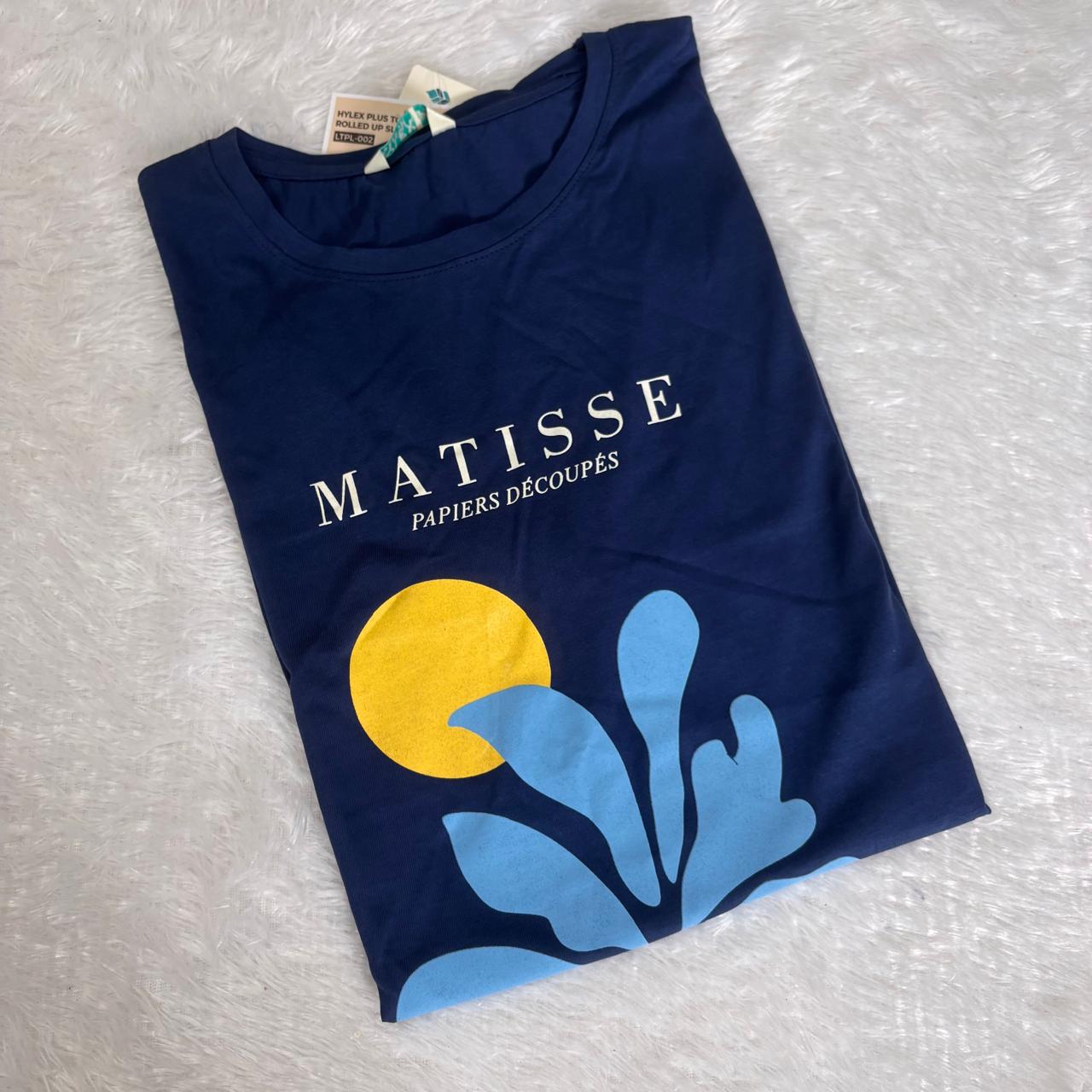 Rolled up sleeve T-Shirt HY03