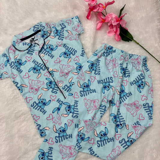Half Sleeve Collar Night Suits IW03