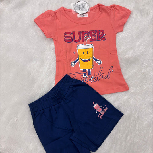 Girls Fancy shorts set SF03