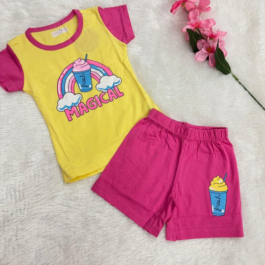 Girls Fancy shorts set SF03