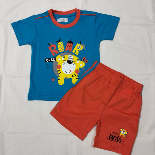 Boys and Girls co-ord Short Set (0 to 12 month) IF01