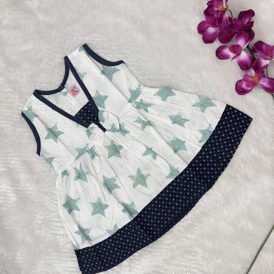 Summer Cotton Bow Frocks CF01