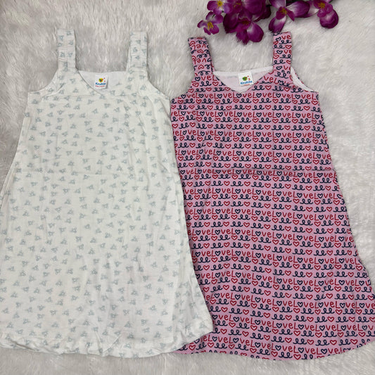 Summer Sleeveless Frock 2 pcs combo pack 4 to 5 years