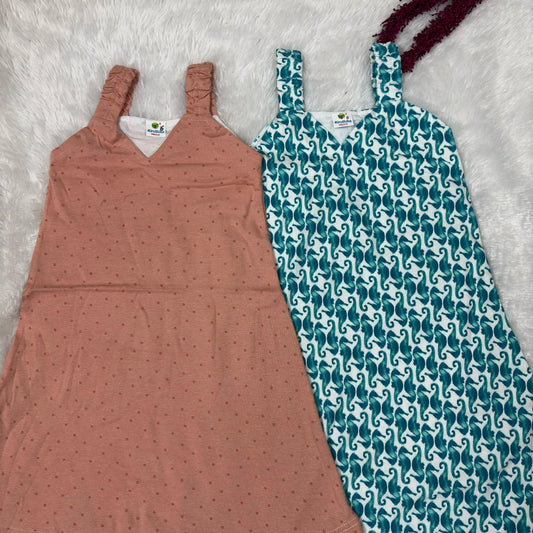Summer Sleeveless Frock 2 pcs combo pack 5 to 6 years