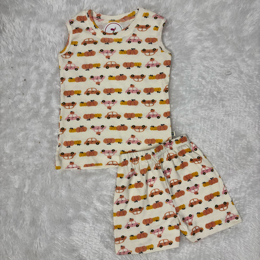 Sleeveless Shorts Set SL