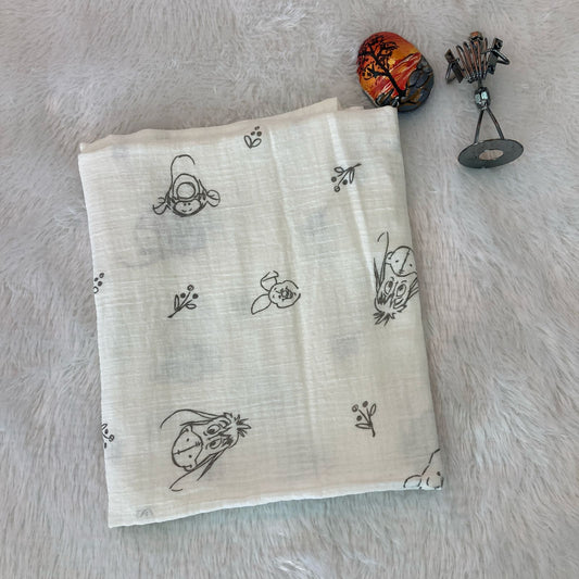 Ultra Soft Crinkled Muslin Swaddle MN01