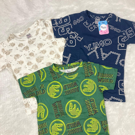 3 Pcs T-Shirt Combo 12 to 18 months