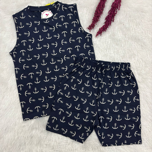 Sleeveless Shorts Set SL01