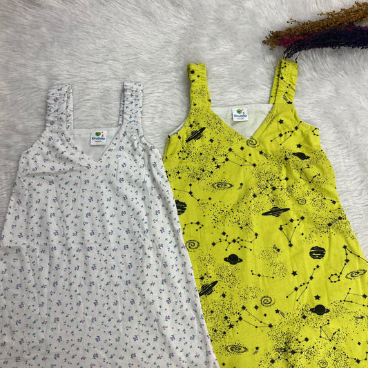 Summer Sleeveless Frock 2 pcs combo pack 4 to 5 years