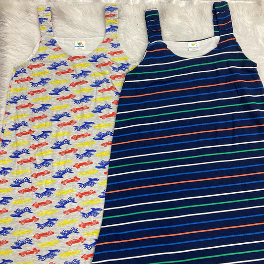 Summer Sleeveless Frock 2 pcs combo pack 8 to 9 years