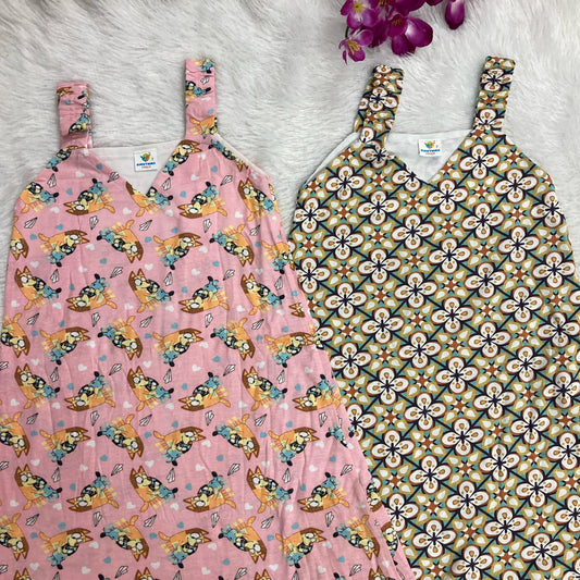 Summer Sleeveless Frock 2 pcs combo pack 6 to 7 years