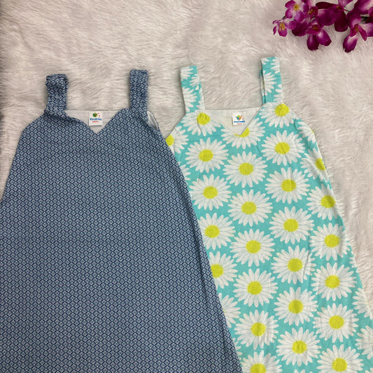 Summer Sleeveless Frock 2 pcs combo pack 6 to 7 years