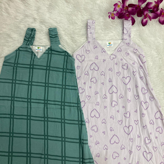 Summer Sleeveless Frock 2 pcs combo pack 6 to 7 years