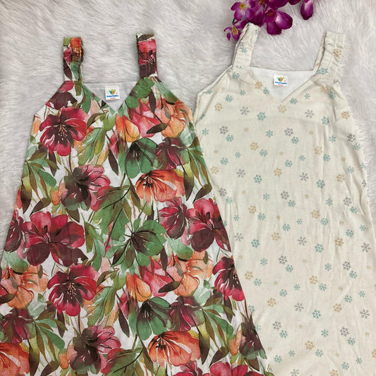 Summer Sleeveless Frock 2 pcs combo pack 6 to 7 years