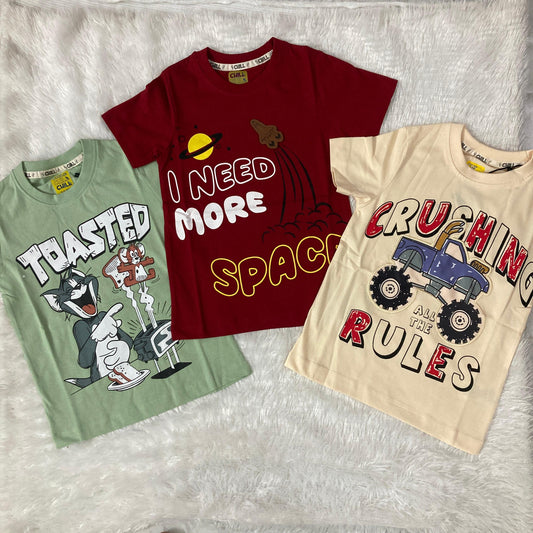 3 Pcs T Shirt Combo