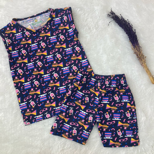 Sleeveless Shorts Set SL
