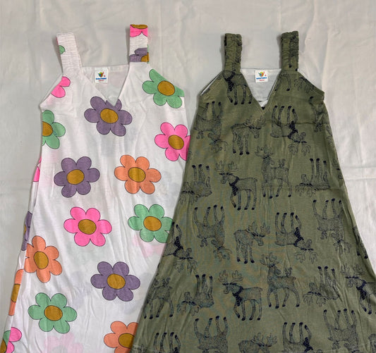 Summer Sleeveless Frock 2 pcs combo pack 5 to 6 years